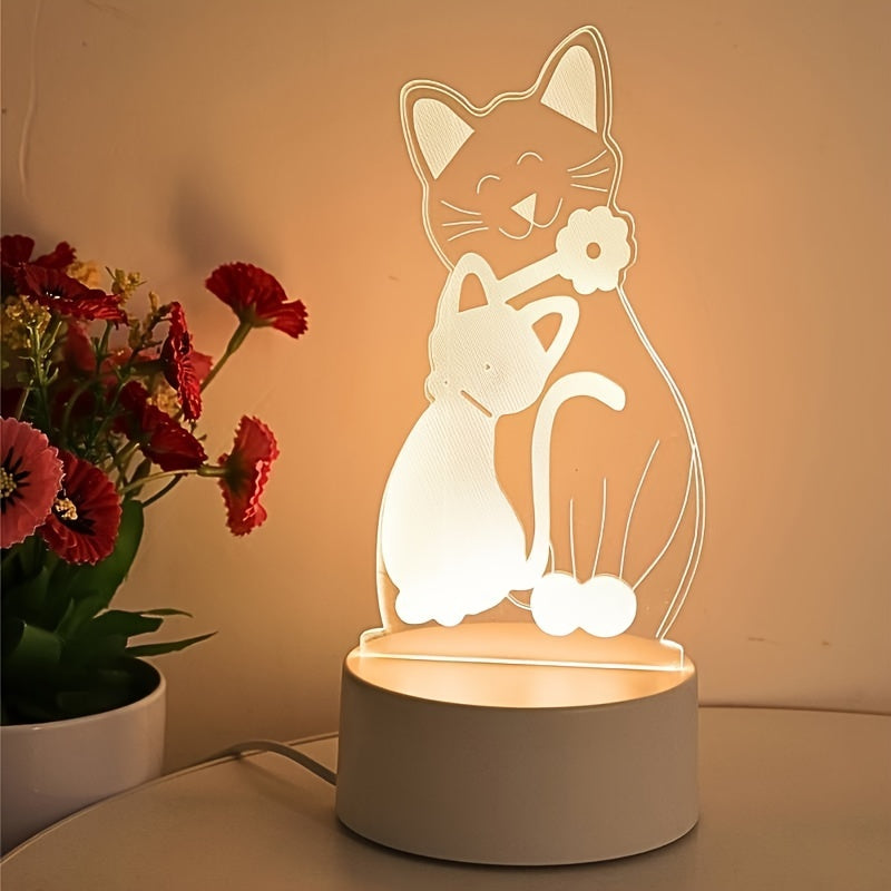 Rynx | GlowPair - Art Deco Dimmable Cat Pair Night Light