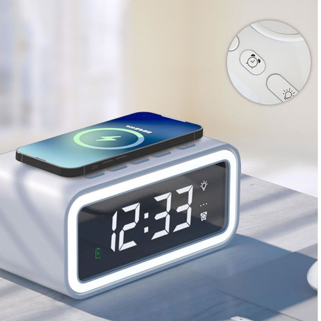 Rynx | MTech wireless charger Smart desk clock