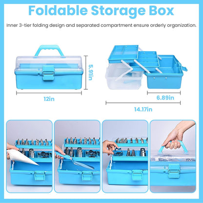 Rynx | 236 pieces: Cake decorating set Baking tools with piping tips Connectors