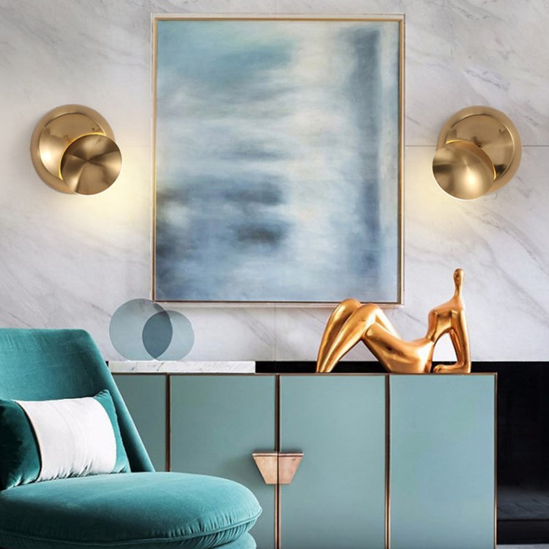 Rynx | Movable Moon-shaped Wall Lamp Nordic Metal Nightstand LED Wall-mounted Light