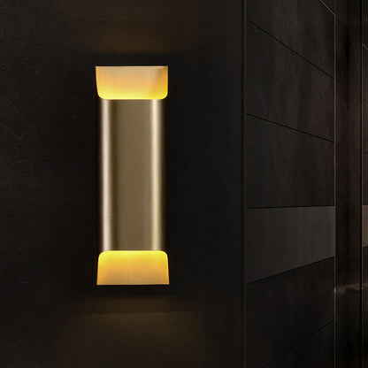 Rynx | Gold Box Flush Wall Lamp Post-Modern Single Metal Wall Light for Stairs