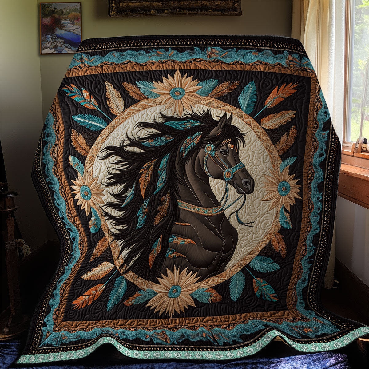 Rynx | Brown Horse Quilt