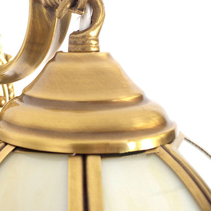 Rynx | Brass Ball Wall Light Traditional 1 Head Metal Wall Lighting for Hallway