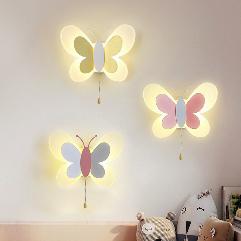 Rynx | Decorative Butterfly Wall Lamp Acrylic Children's Room LED Wall Mounted Lamp