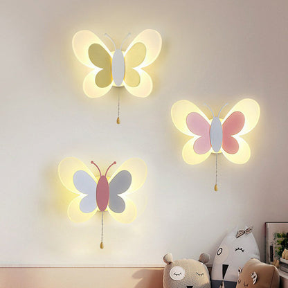 Rynx | Decorative Butterfly Wall Lamp Acrylic Children's Room LED Wall Mounted Lamp