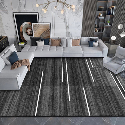 Rynx | Formal Living Room Rug Multicolor One Stage Color Indoor Rug Synthetic Non-Slip Back Pet Friendly Area Rug