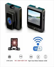 Rynx | V5 Wifi Dash Board Camera with Rear Camera