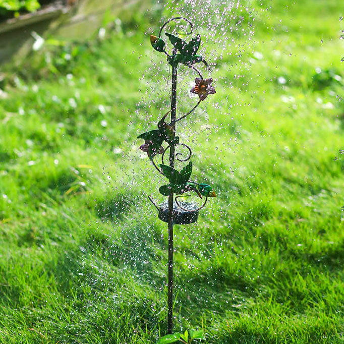 Rynx | GardenGlow Solar Garden Light | Metal Design | Butterfly, Dragonfly, Hummingbird | Landscape Lighting