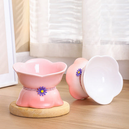 Rynx | Elevated Gradient Ceramic Pet Bowl
