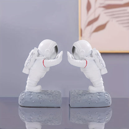 Rynx | SpaceHold - 2 pcs Astronaut Bookends for Heavy Books
