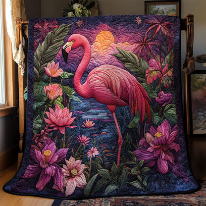 Rynx | Jungle Flamingo Bedspread