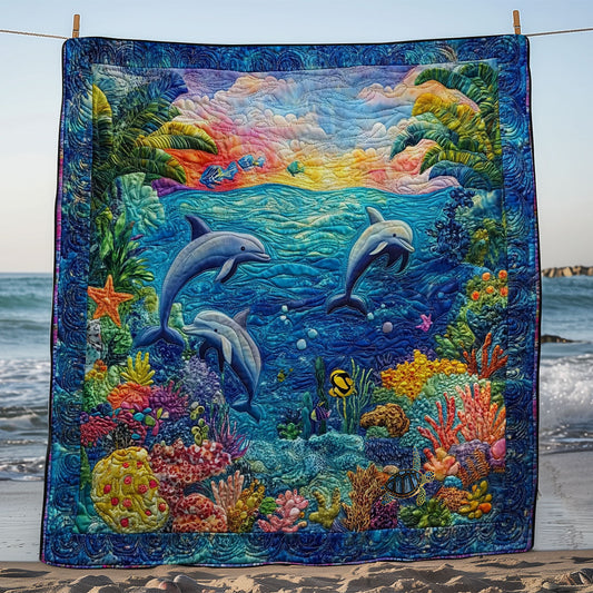Rynx | Dolphin Family Blanket