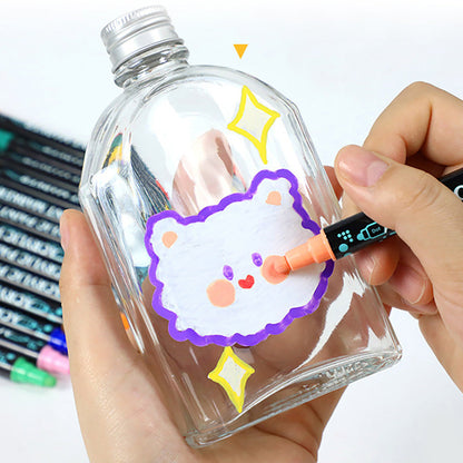 Rynx | 24 Colors Double Tip Acrylic Paint Pens