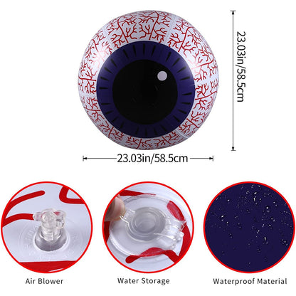 Rynx | 24-inch Halloween inflatable ghost eye decor