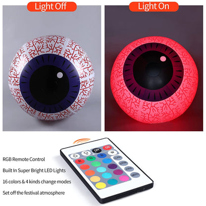 Rynx | 24-inch Halloween inflatable ghost eye decor