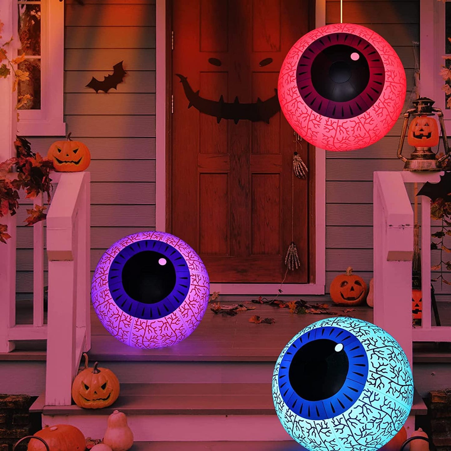Rynx | 24-inch Halloween inflatable ghost eye decor