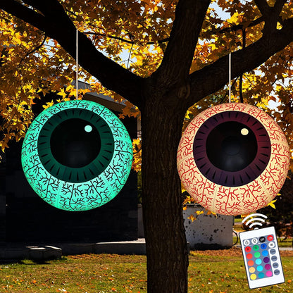 Rynx | 24-inch Halloween inflatable ghost eye decor