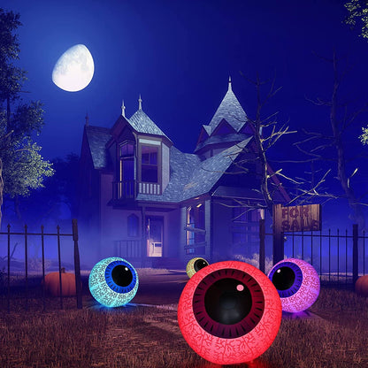Rynx | 24-inch Halloween inflatable ghost eye decor