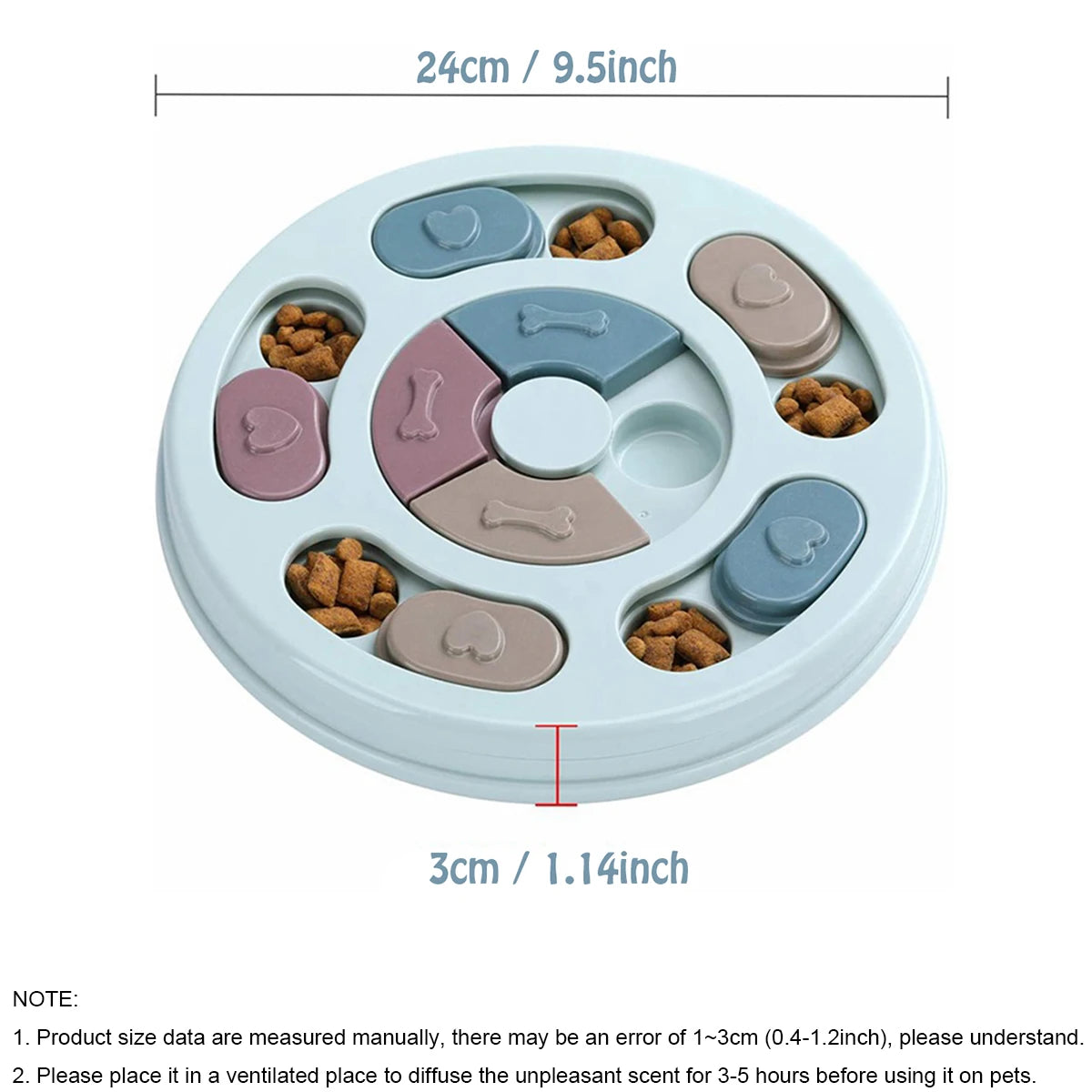 Rynx | Interactive Dog Slow Feeder Bowl - Puzzle Toy