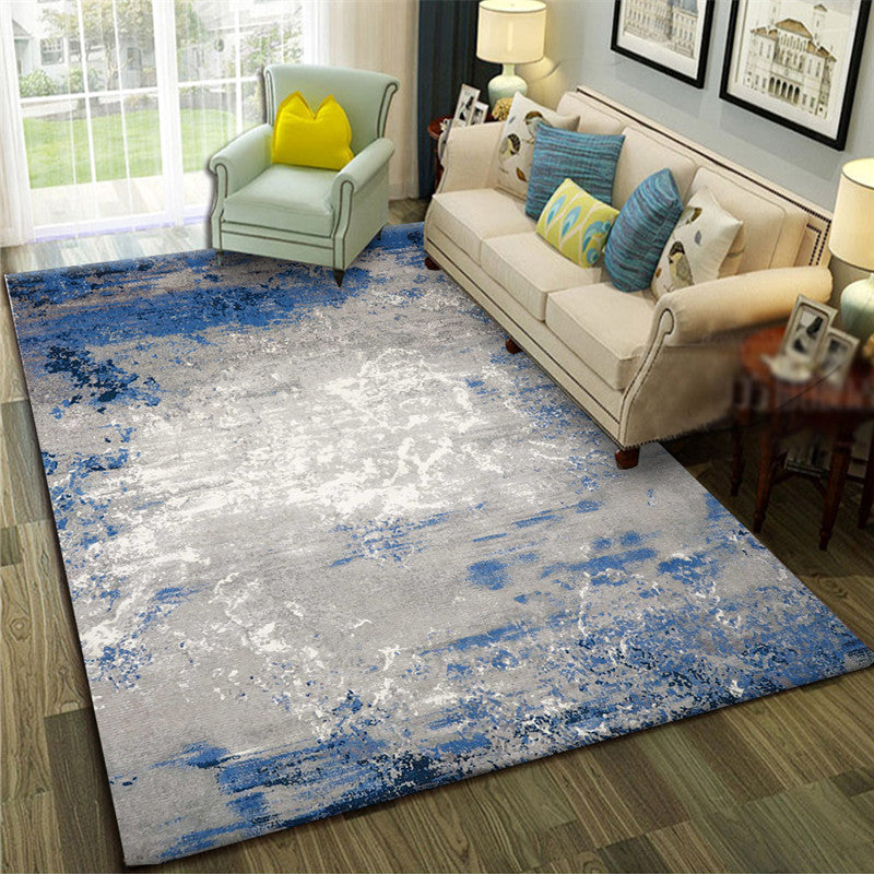 Rynx | Calming Abstract Carpet Multiple Colors Polyester Area Rug Pet-Friendly Easy to Care Indoor Carpet for Living Room