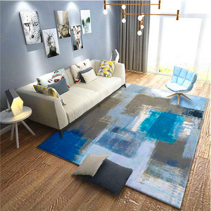 Rynx | Calming Abstract Carpet Multiple Colors Polyester Area Rug Pet-Friendly Easy to Care Indoor Carpet for Living Room