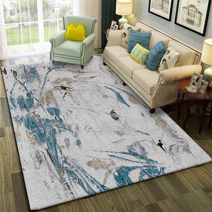 Rynx | Calming Abstract Carpet Multiple Colors Polyester Area Rug Pet-Friendly Easy to Care Indoor Carpet for Living Room