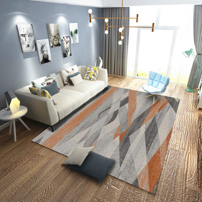 Rynx | Calming Abstract Carpet Multiple Colors Polyester Area Rug Pet-Friendly Easy to Care Indoor Carpet for Living Room