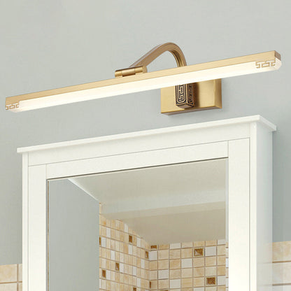 Rynx | Adjustable linear LED mirror light traditional acrylic wall lamp lighting for the bathroom