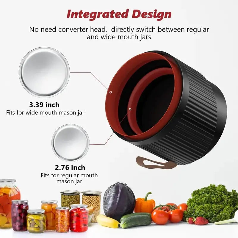 Rynx | Air-tight lid sealer — Mason jar closure with immediate sealing capability
