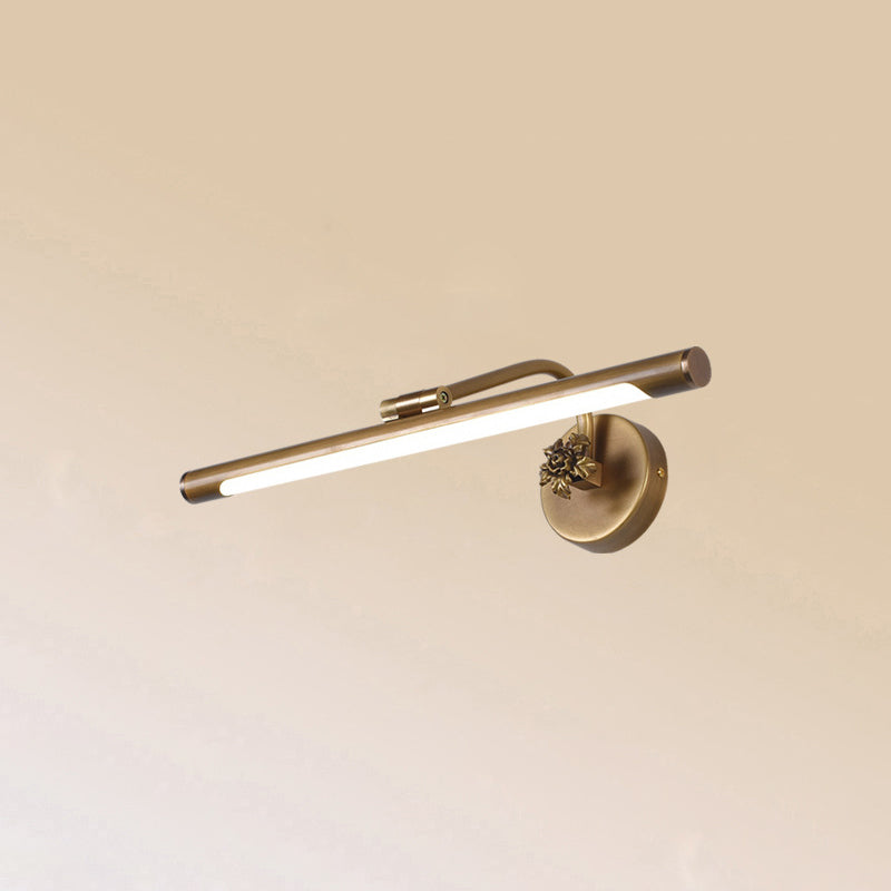 Rynx | Adjustable Pipe Bath Part Mirrors Light Vintage Metal LED Wall Mounted Lamp