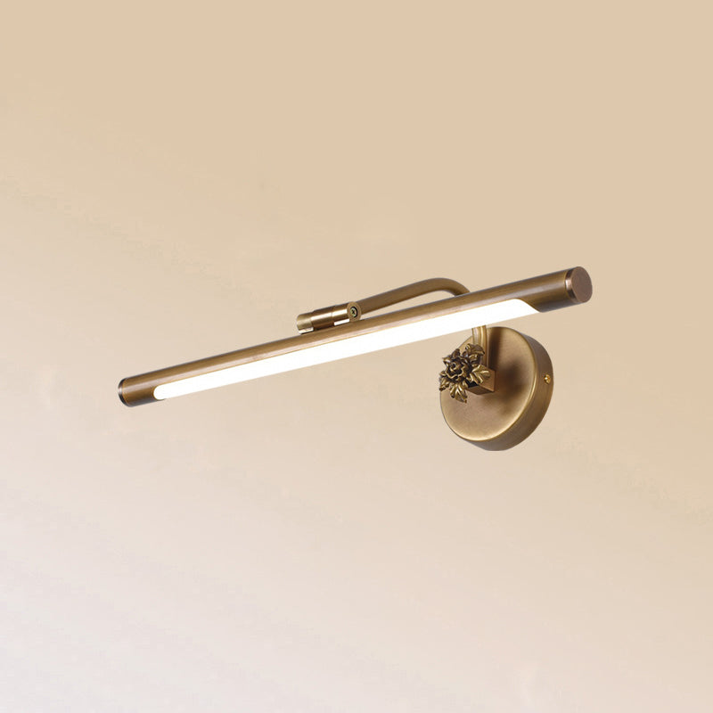 Rynx | Adjustable Pipe Bath Part Mirrors Light Vintage Metal LED Wall Mounted Lamp