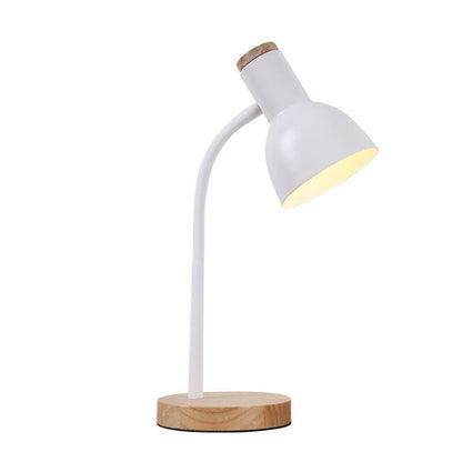 Rynx | Flexible Gooseneck Metal Reading Lamp Nordic Style Single Nightstand Lamp with Bell Shade