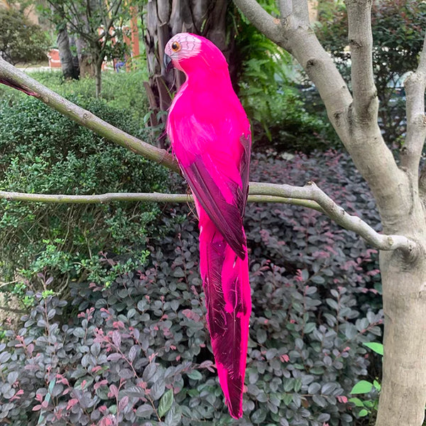 Rynx | Life Experience Parrot Garden Ornament for Elegant Outdoor Areas
