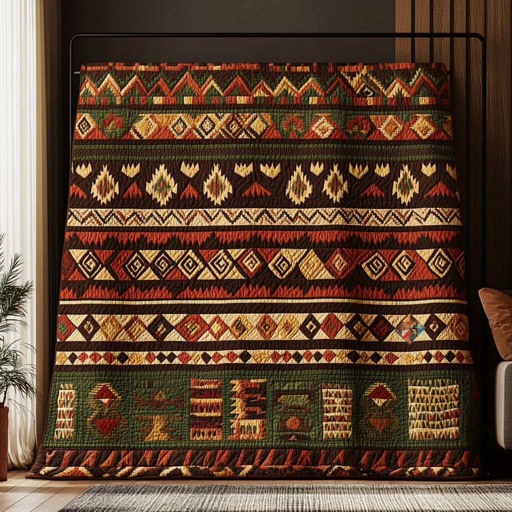 Rynx | Native American Tribal Pattern Quilt