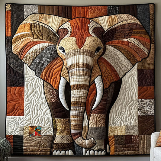 Rynx | Majestic Elephant Mosaic Quilt