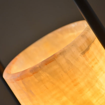 Rynx | HempCandle Industrial Pendant Light | Vintage Rope Design | 1-Light LED Hanging Lamp | Rustic Style
