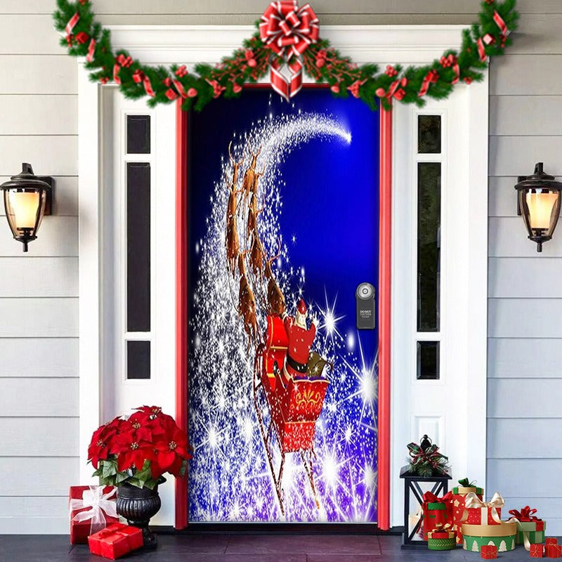 Rynx | Nightmare Before Christmas Outdoor Decorations Props Christmas Elf Door Cover
