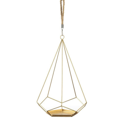 Rynx | Gold Hanging Plant Holder