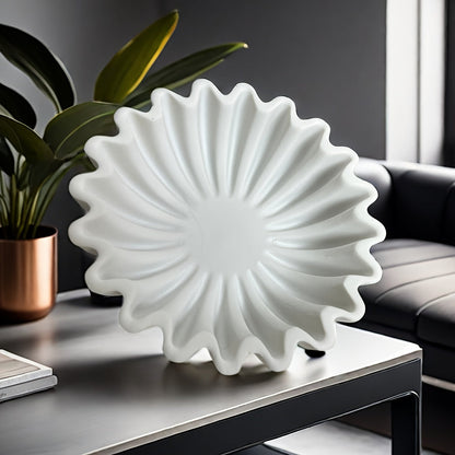 Rynx | EleganceBowl - Harp Comes with Ridges & Wavy Edges for Living Room Decor