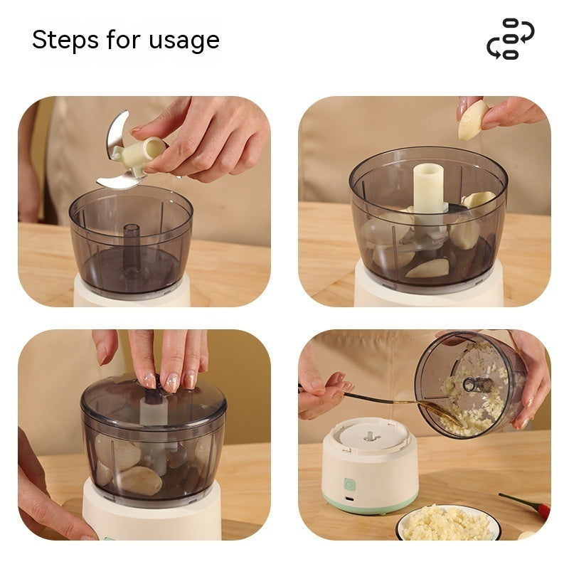 Rynx | Mini Electric Meat Grinder: Automatic Multifunction Blender