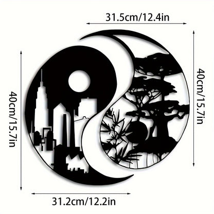 Rynx | YinYangArt - Elegant Yin Yang Metal Wall Art Set