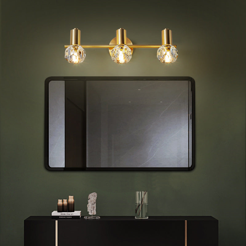 Rynx | Circle Vanity Wall Lamps Modern Luxury Style Copper Vanity Lights