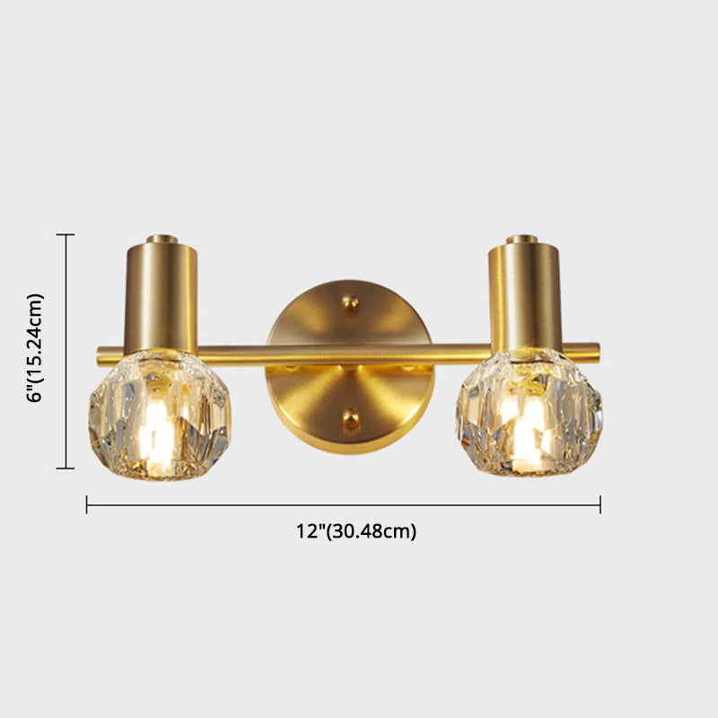 Rynx | Circle Vanity Wall Lamps Modern Luxury Style Copper Vanity Lights