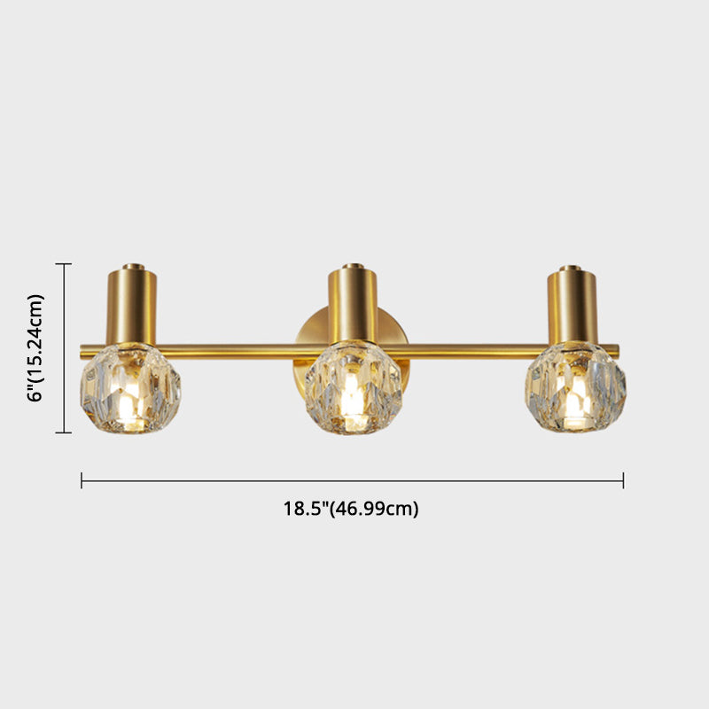 Rynx | Circle Vanity Wall Lamps Modern Luxury Style Copper Vanity Lights