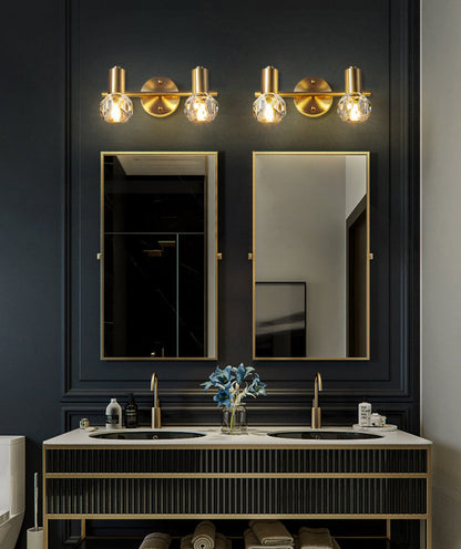 Rynx | Circle Vanity Wall Lamps Modern Luxury Style Copper Vanity Lights