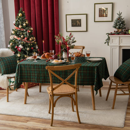 Rynx | Christmas Party Traditional Scottish Check Pattern Tablecloth
