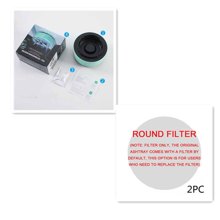 Rynx | Anion Cleaning Ashtray: Portable Smoke Removal