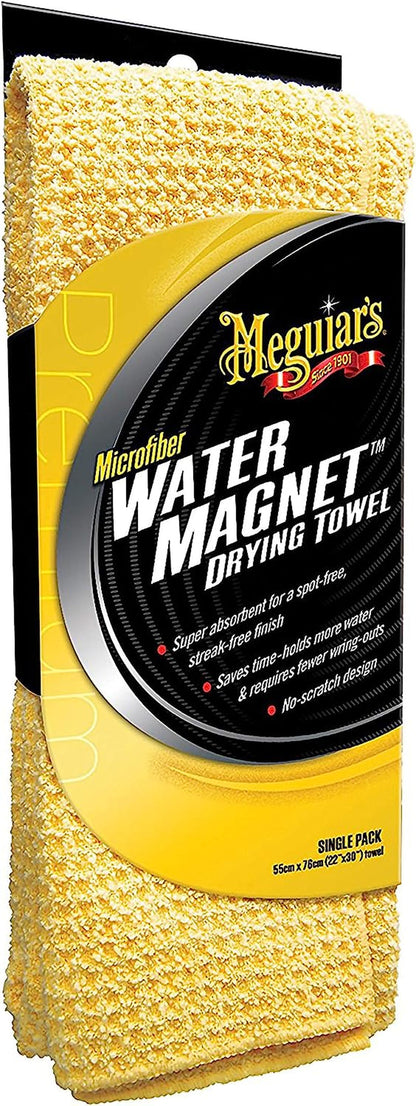 Rynx | Meguiar's X2000 Water Magnet Microfiber Drying Towel, 1 Pack, Yellow, 22" x 30