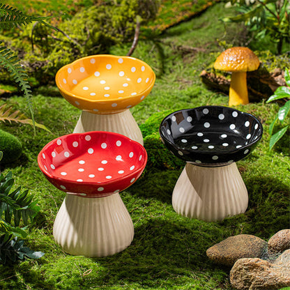 Rynx | Cute Mushroom Ceramic Pet Bowl