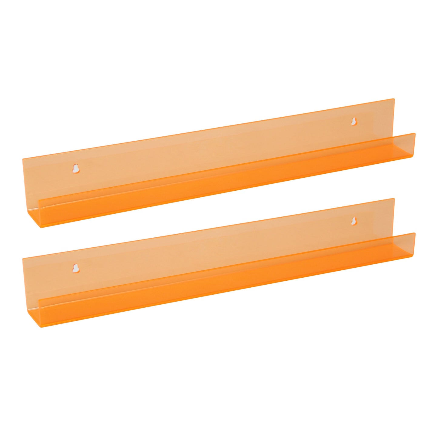 Rynx | AcrylicClear - Floating Transparent Storage Shelves for Bedroom, Living Room & Bathroom
